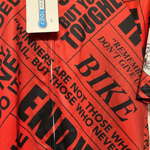Cool Max Sports shirt with tag M. Front zipper,pockets in back, NEW - Picture 10 of 12